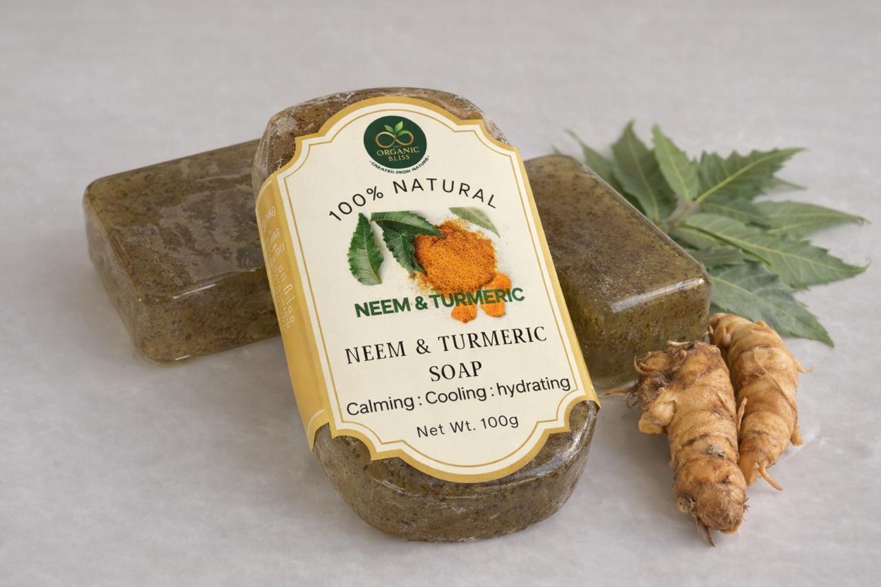 NEEM  & TURMERIC  SOAP